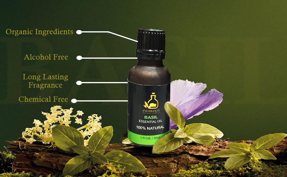 Aceite esencial de albahaca 30ml 100% natural miniatura 3