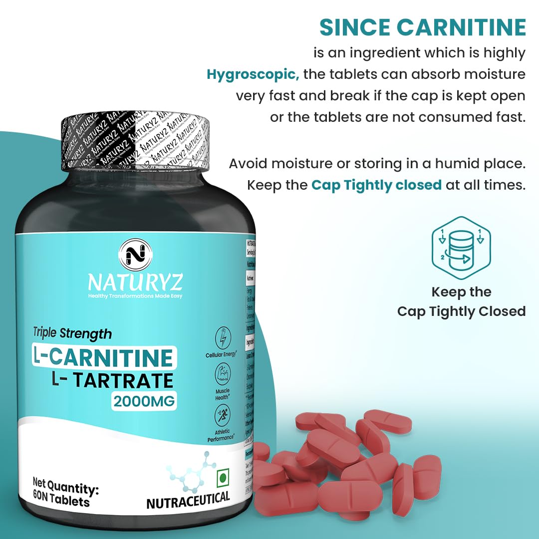 Buy Now Naturyz Triple Strength L-Carnitine L-Tartrate 2000Mg Conver... 6 Buy Now Naturyz Triple Strength L-Carnitine L-Tartrate 2000Mg Conver...