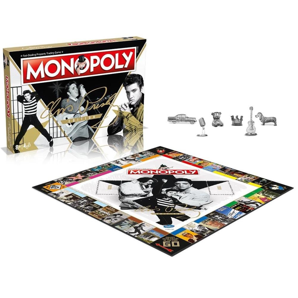 Monopoly Elvis Presley Edition Board Game : Amazon.co.uk: Toys & Games