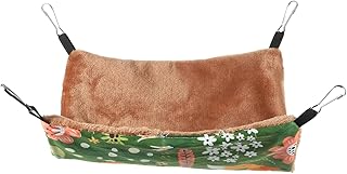 GARVALON Saco de dormir lavável cama de hamster de inverno cama de chinchila pequeno para animais de estimação rede quente hamster rede suspensa cama de chinchila rede de ratos pendurada cama de hamster cama de animal de estimação algodão esquilo