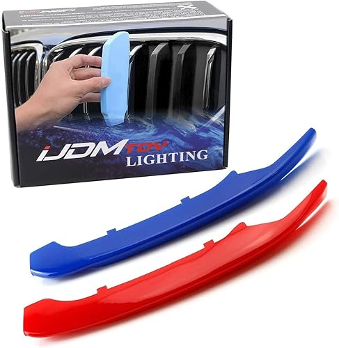 iJDMTOY Exact Fit - Recortes para parrilla de automóvil, compatible con vehículos BMW