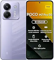 Xiaomi Smartphone POCO M7 Pro 5G 256GB 8GB RAM | Processador Ultra Potente Dimensity 7025 | Tela AMOLED FHD+ 120Hz com Proteção Ocular | Bateria 5110mAh com 45W Turbo Charge (LILÁS, 8+256GB)