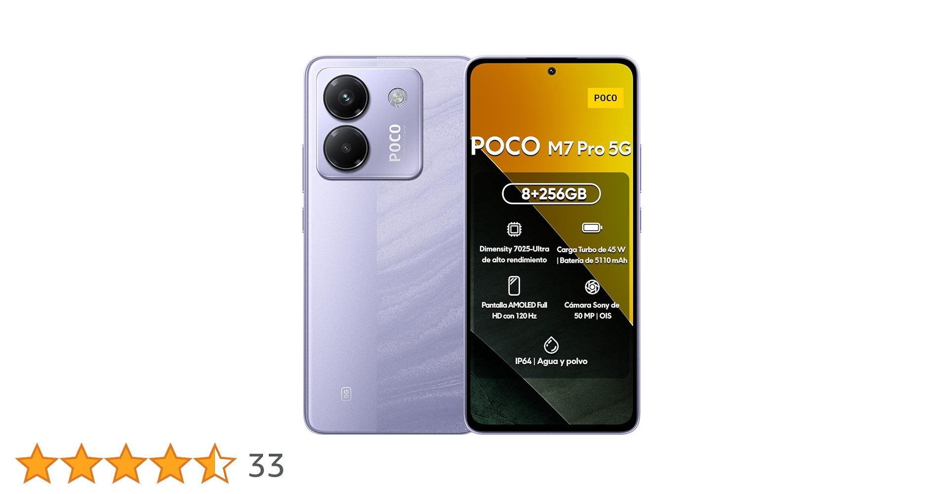 ★Xiaomi POCO M7 Pro 5G★8GB+256GB Smartphone Xiaomi Poco M7 Pro 5G 8GB/256GB Green - Verde
