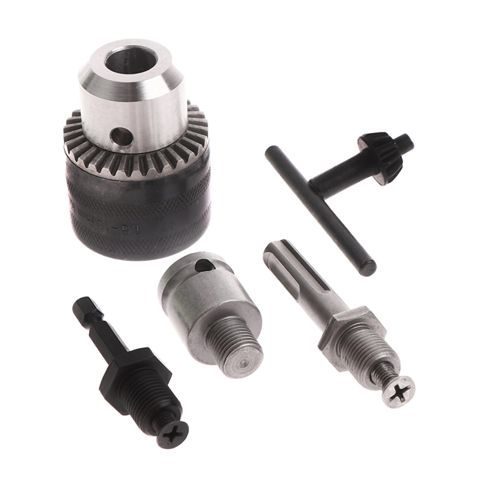 1 ensemble 1.5-13mm convertisseur 1/2 pouces-20UNF clé perceuse mandrin filetage adaptateur à changement rapide SDS clé à percussion hexagonale adaptateur de foret Chuck(3(Chuck SDS Adapter