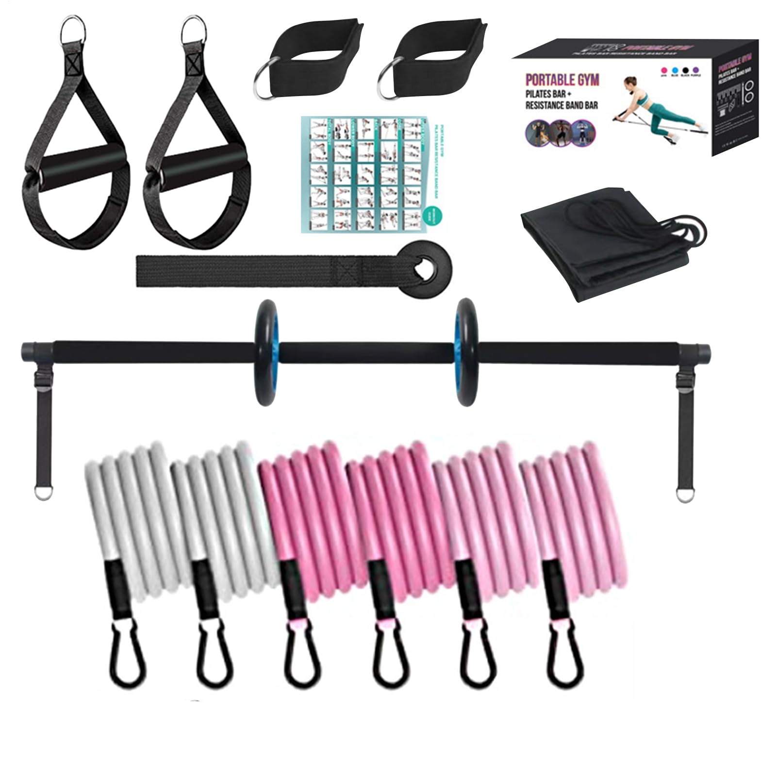 Barra Per Pilates Per La Tonificazione Attrezzatura | Equipaggiamento Per Esercizi E Allenamento per Allenamento Personale a Casa, Flessibilità, Benessere, Fitness, Routine di