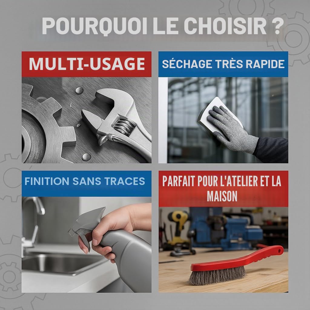 GiDeli Alcool combustible incolore 5 l – Alcool polyvalent pour la maison, l'atelier et le jardin – pour nettoyer, dégraisser et allumer – Sans résidus et économique