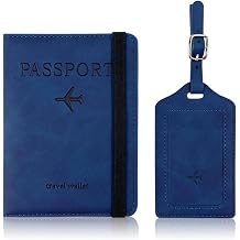 and Suitcase Set Holder Luggage PU Leather Protective for Women Man