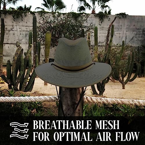 Aussie Crushable Mesh Breezer,Green,Large #TOP5