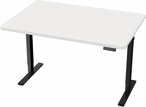 Miniatura 9 de VIVO Escritorio eléctrico de pie de 48 x 30 pulgadas, ajuste de altura con memoria, Serie 1B, soporta 220 libras, cubierta de una pieza color