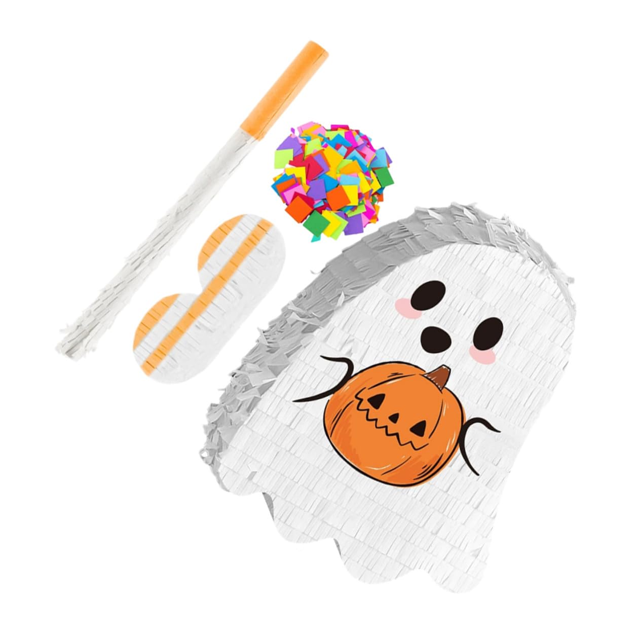 Halloween Pinata z Wiszącym Duchem Wytrzymała Piñata Słodycze Do Dekoracji Imprezowych Wielofunkcyjna Dekoracja Halloweenowa Do Wnętrz i Zewnątrz