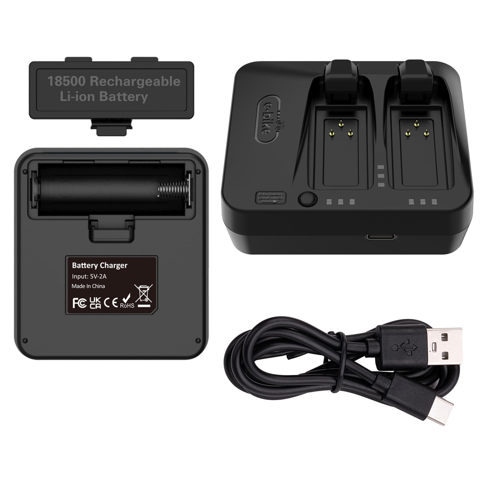 2-Port Battery Charger for SRAM Red eTap AXS Battery [Battery NOT Included] — image 1