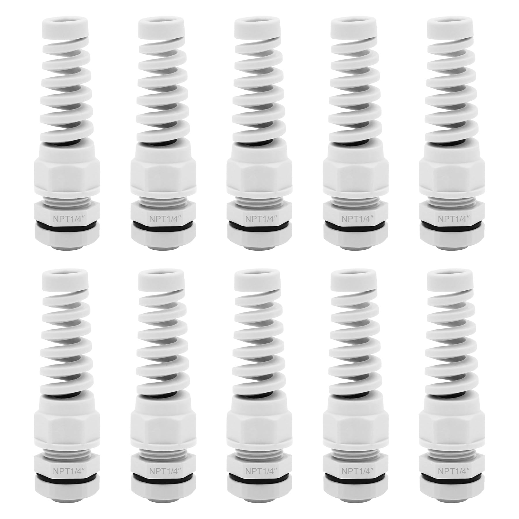 Strain Relief Cable Glands - Waterproof NPT Connectors -23