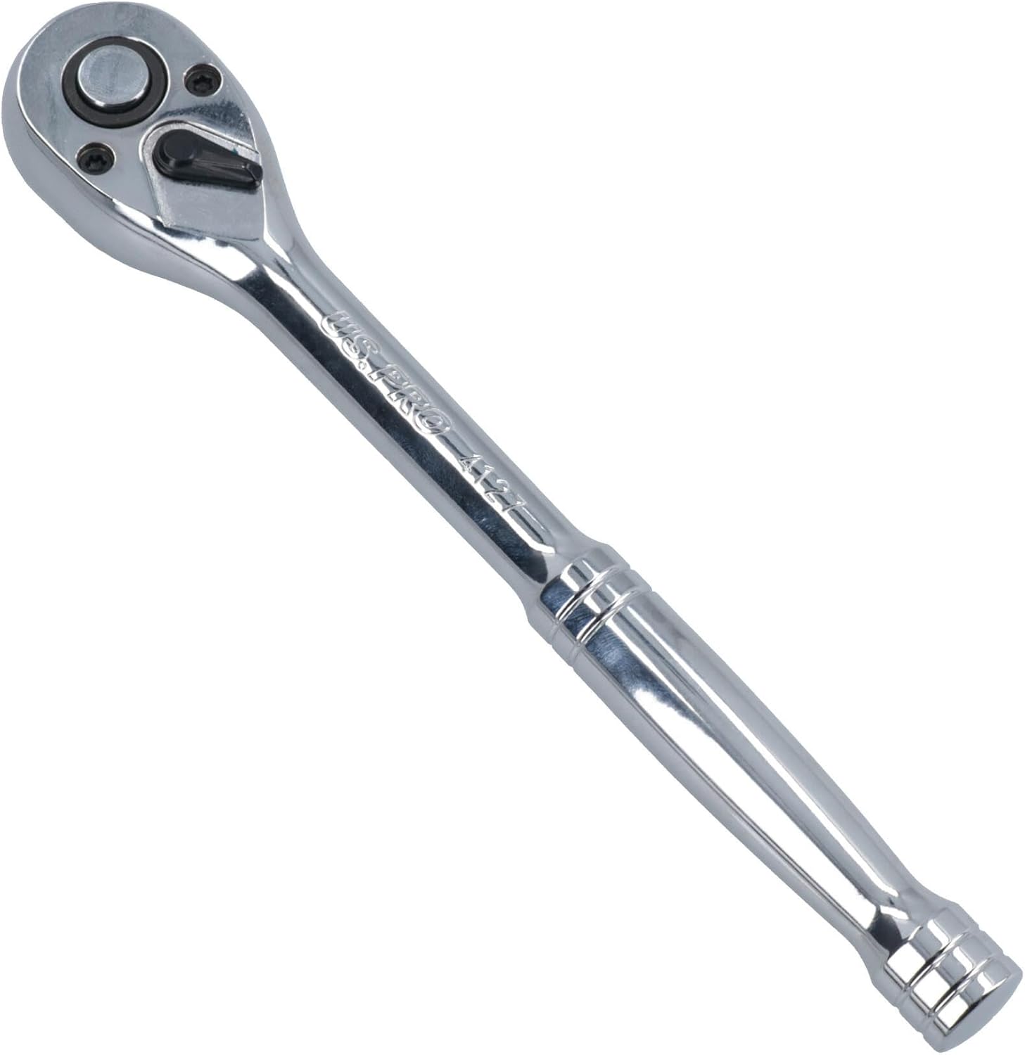 3/8in Drive Ratchet With 1/4in + 1/2in Impact Convertors Adaptors 72 Teeth