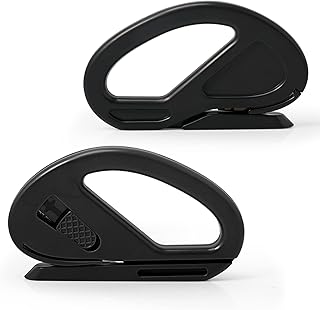 EHDIS Snitty Safety Vinyl Film Cutter Vinyl Wrap Cutter Paper Carbon Fiber Cutting Tool Wrapping Paper Cutter Craft Knife Gift Wrap Cutter for Window Tint, Car Wrap, Craft Making,Paper Wrapping-2PCS