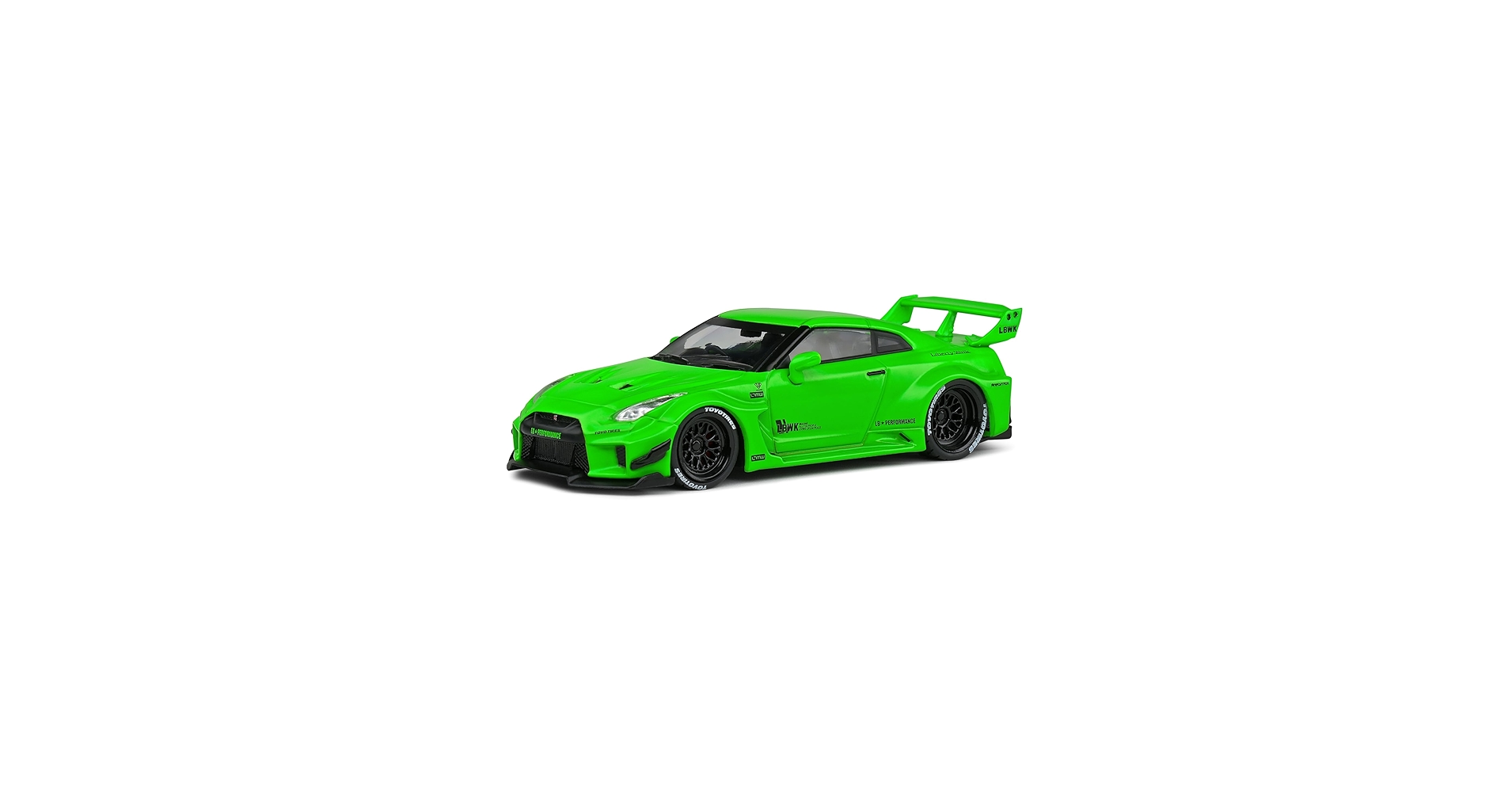 ミニカー LBWK GT-R Light Green MINI GT 67 Nissan GTR R35 Type 1 Light Green MINIGT LBWK