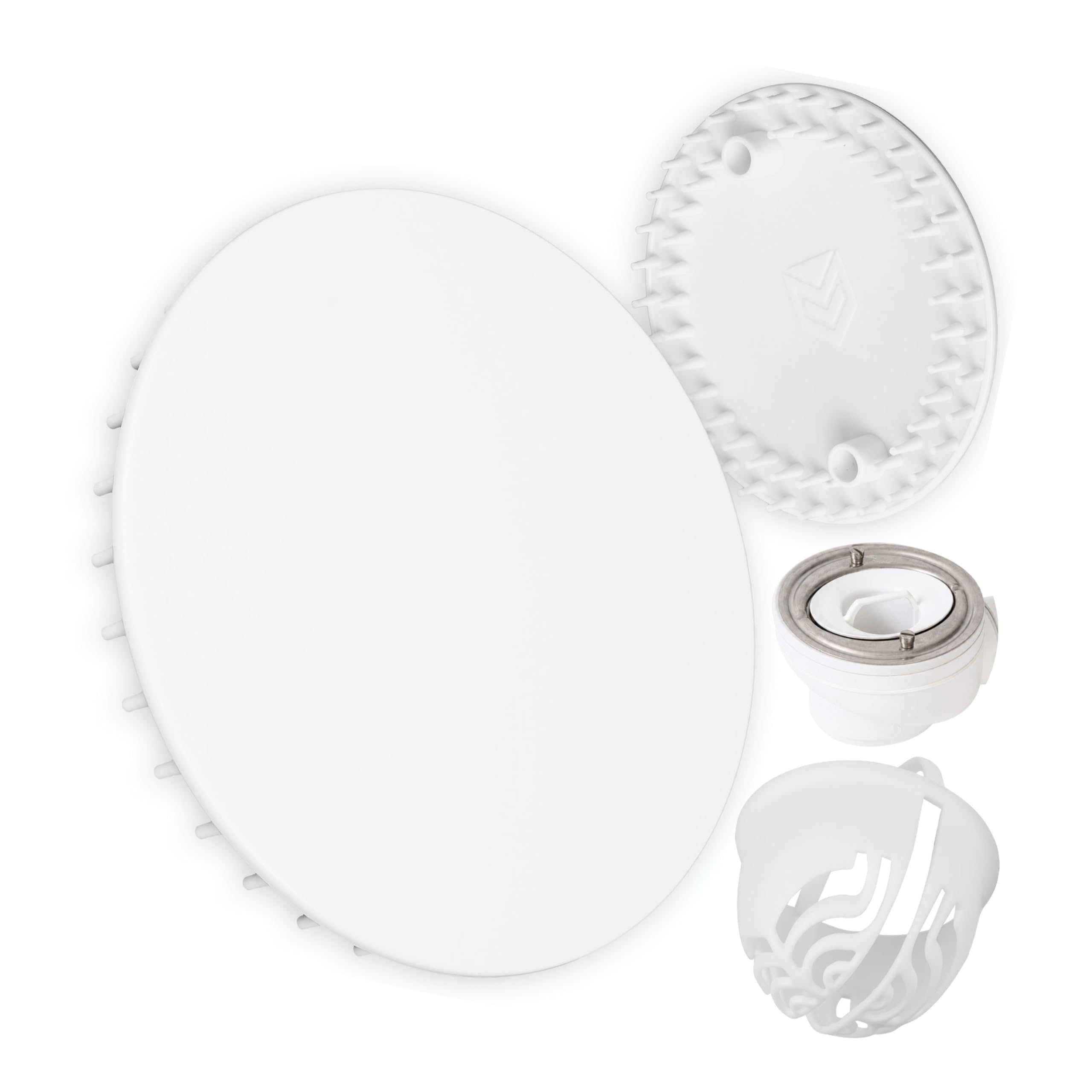 Couvercle et filtre à cheveux pour douche Ø 112 mm compatible Tempoplex 2001-2006