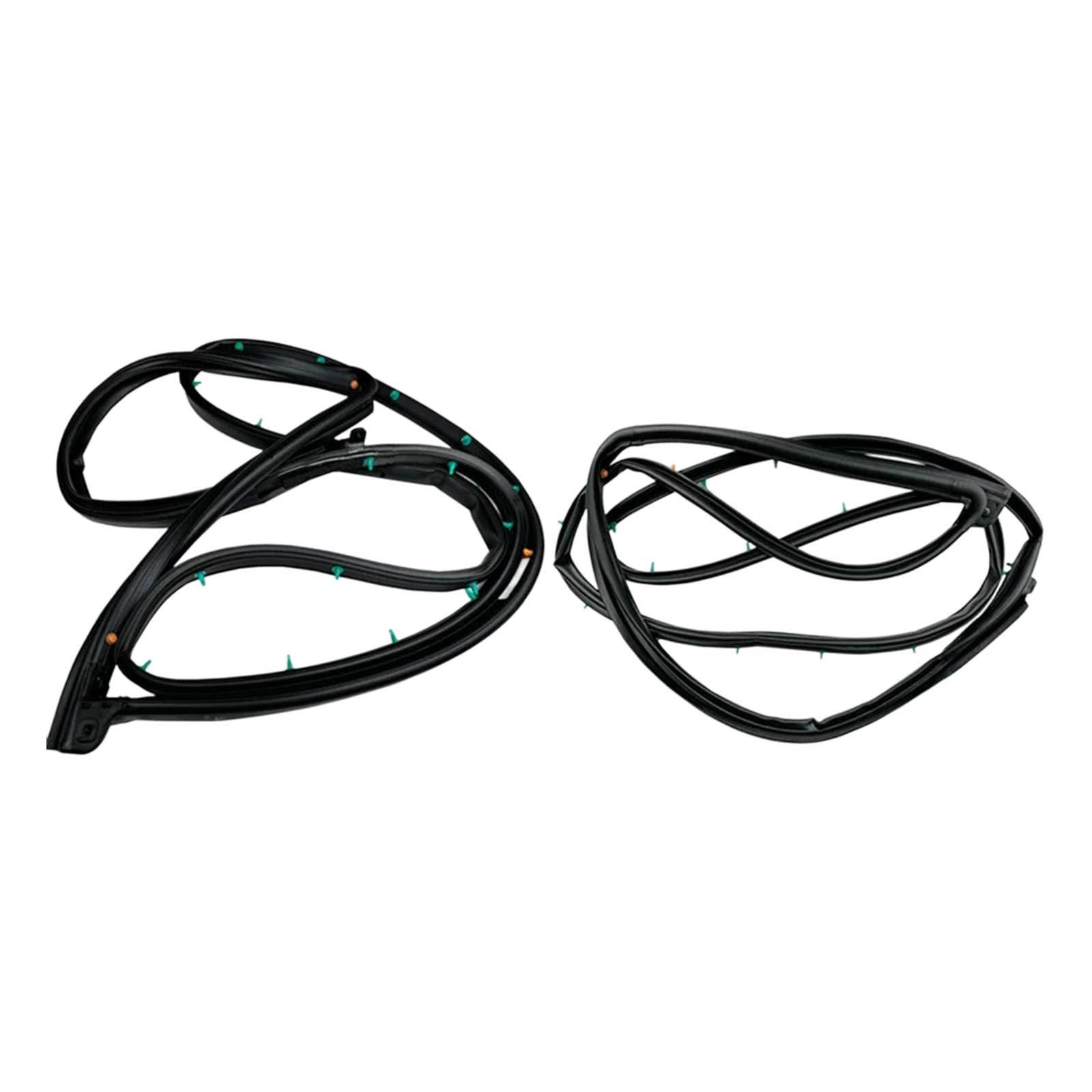 Strong Front Door Weatherstrip Set 82130-2V000 82140-2V000 Suitable for Vehicle 2012 to 2017 Enhances Noise Reduction Vehicle Window Seal