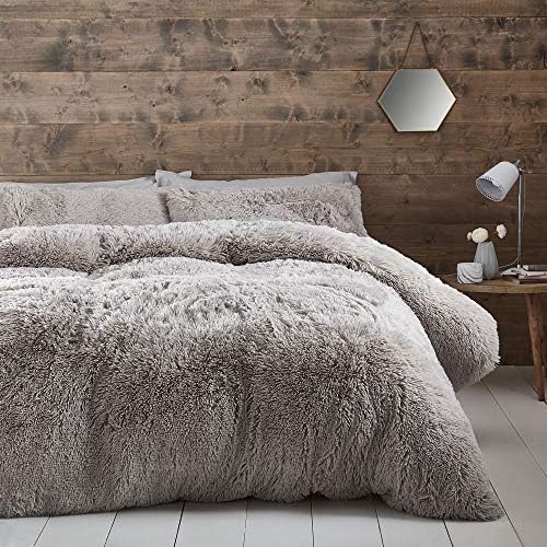 Catherine Lansfield Cuddly Double Duvet Set Blush