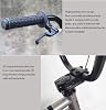 BMX Bicycle BMX Bicycle 20 BMX Bike From Beginner to Advanced Rider, High Carbon Steel Frame and Fork, 3 Segment 8 Key Crank Set + Rear Wheel 9 Tooth Fly, Gray
