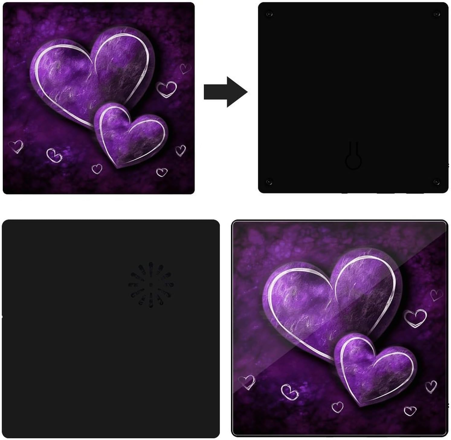 Music Fridge Magnet, Acrylic Magnetic Bluetooth Speaker MP3 Player image 3