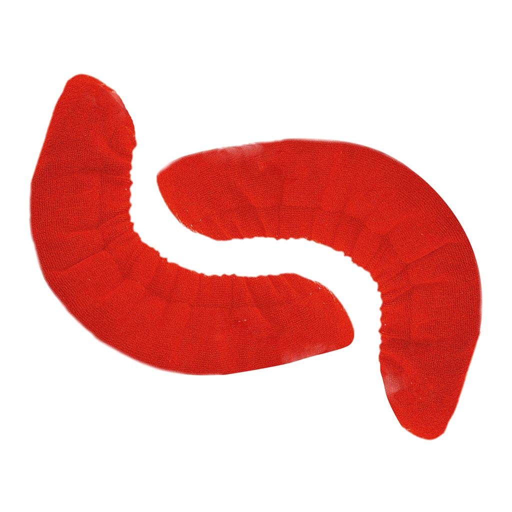 10 Set Schlittschuhe Kufen Cover Jacke Soaker Guard für Eiskunstlauf Rot M