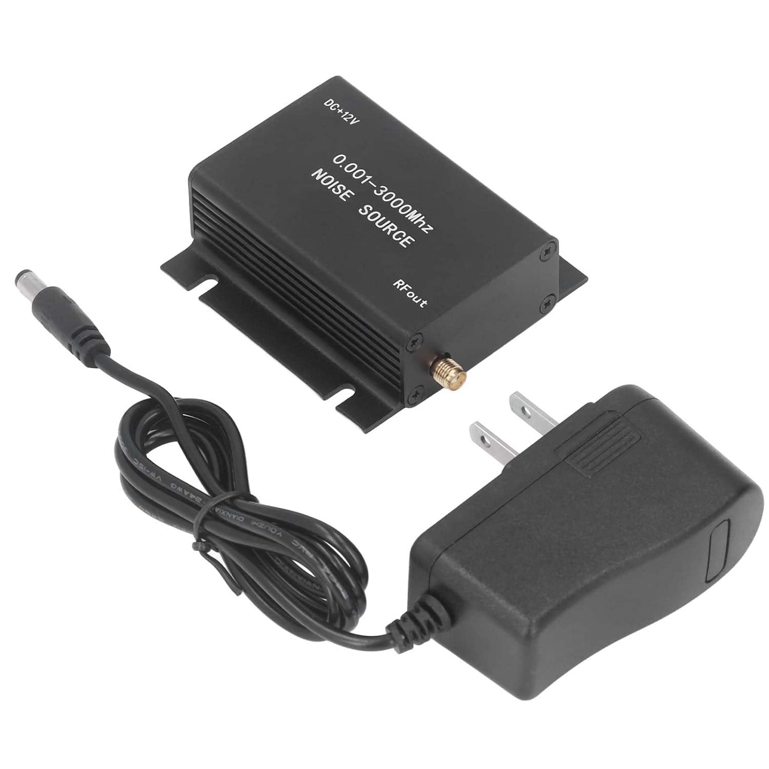 Garosa Simple Spectrum Tracking Source 0.001 to 3000MHz White Noise Source DC 12V Power Supply for RF Engineers Hobbyists Wideband Signal Generator Test Equipment