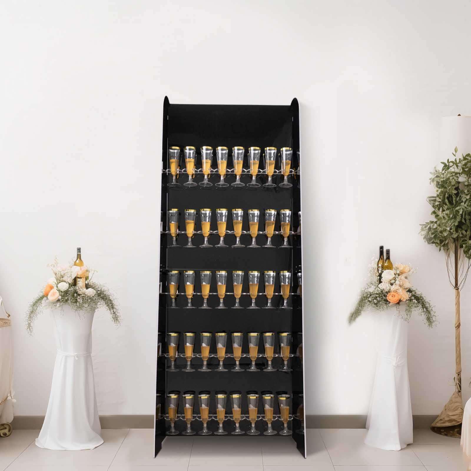 Champagne Wall Holder For Party 50 Tableclothsfactory Silver - Main Image