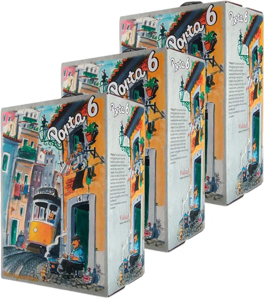 Vinho Tinto Português Porta 6 Bag In Box 3l 3 Und