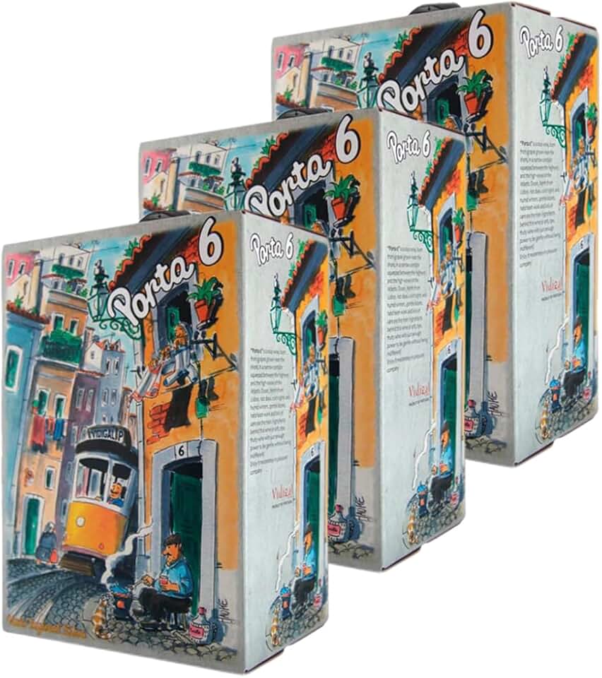 Vinho Tinto Português Porta 6 Bag In Box 3l 3 Und
