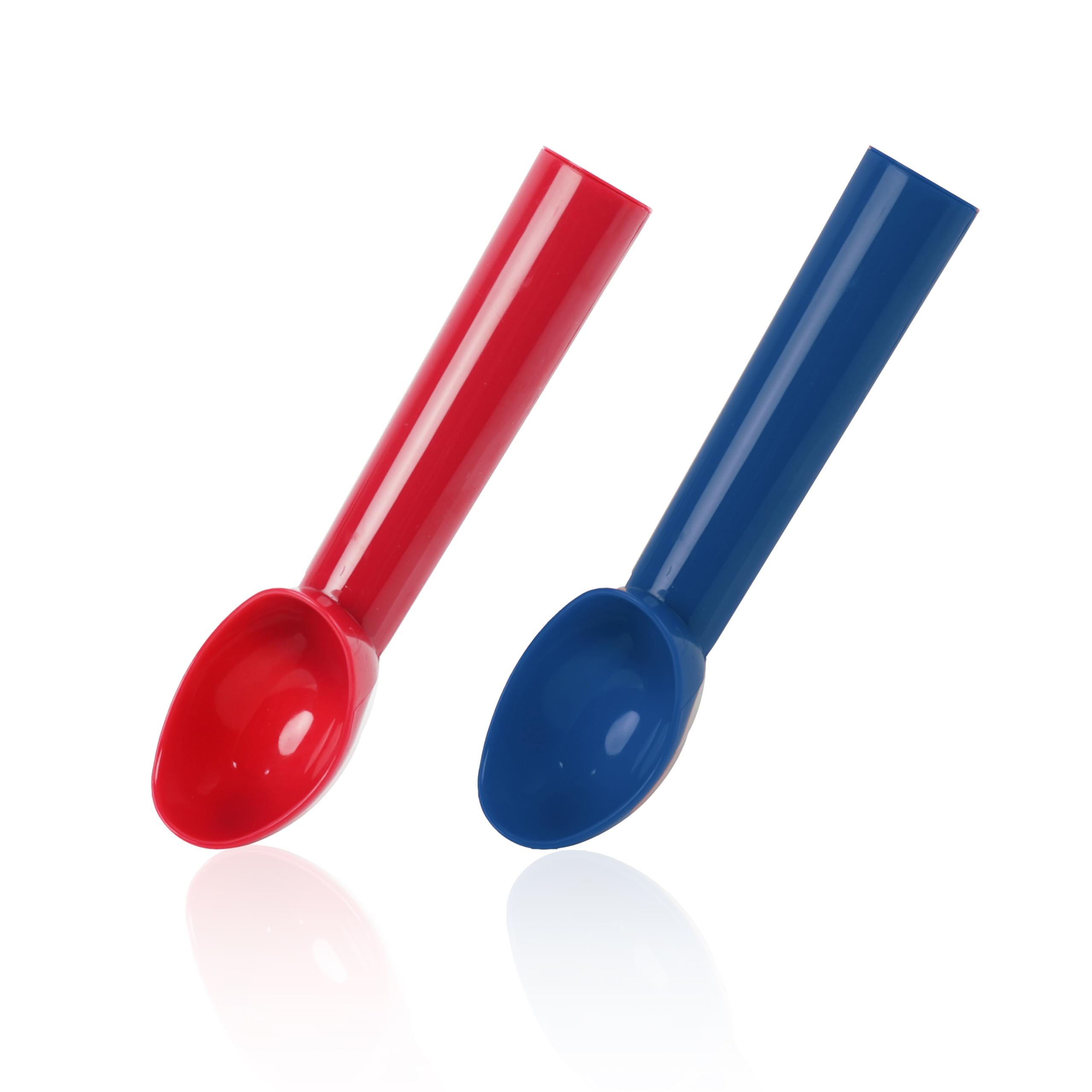 Plastic Ice Cream Scoops, Set of 2 (Red Navy)