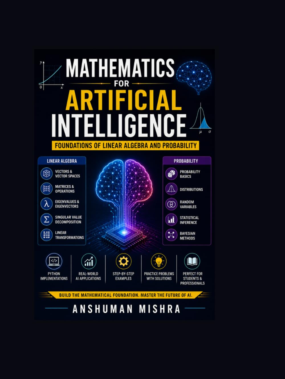 Mathematics for artificial intelligence: Foundation of linear algebra and probality