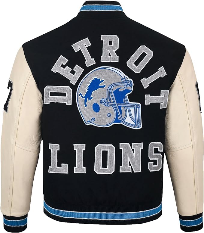 Hills Cop Axel Foley Varsity Jacket | Men’s Alex Beverly Murphy Cop Detroit Blue Lions Jacket3