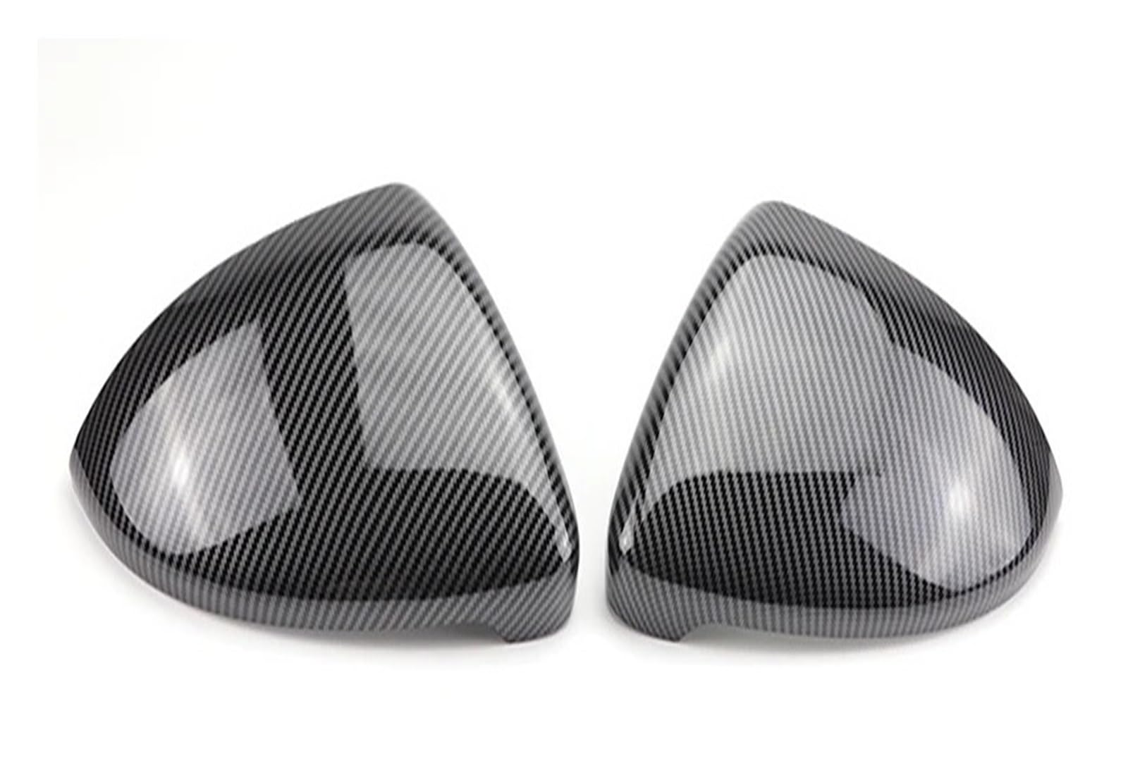 Qopiuytre Carbon Fiber Look Car Rearview Mirror Cover Rearview Side Wing Mirror Cover Carbon Fiber Pattern Pattern Black Replacement Fit For Golf 7 Mk7 Mk7.5 Gti R Gte Gtd 13-20 Car Rearview Mirror Housing(Carbon Fiber Look)