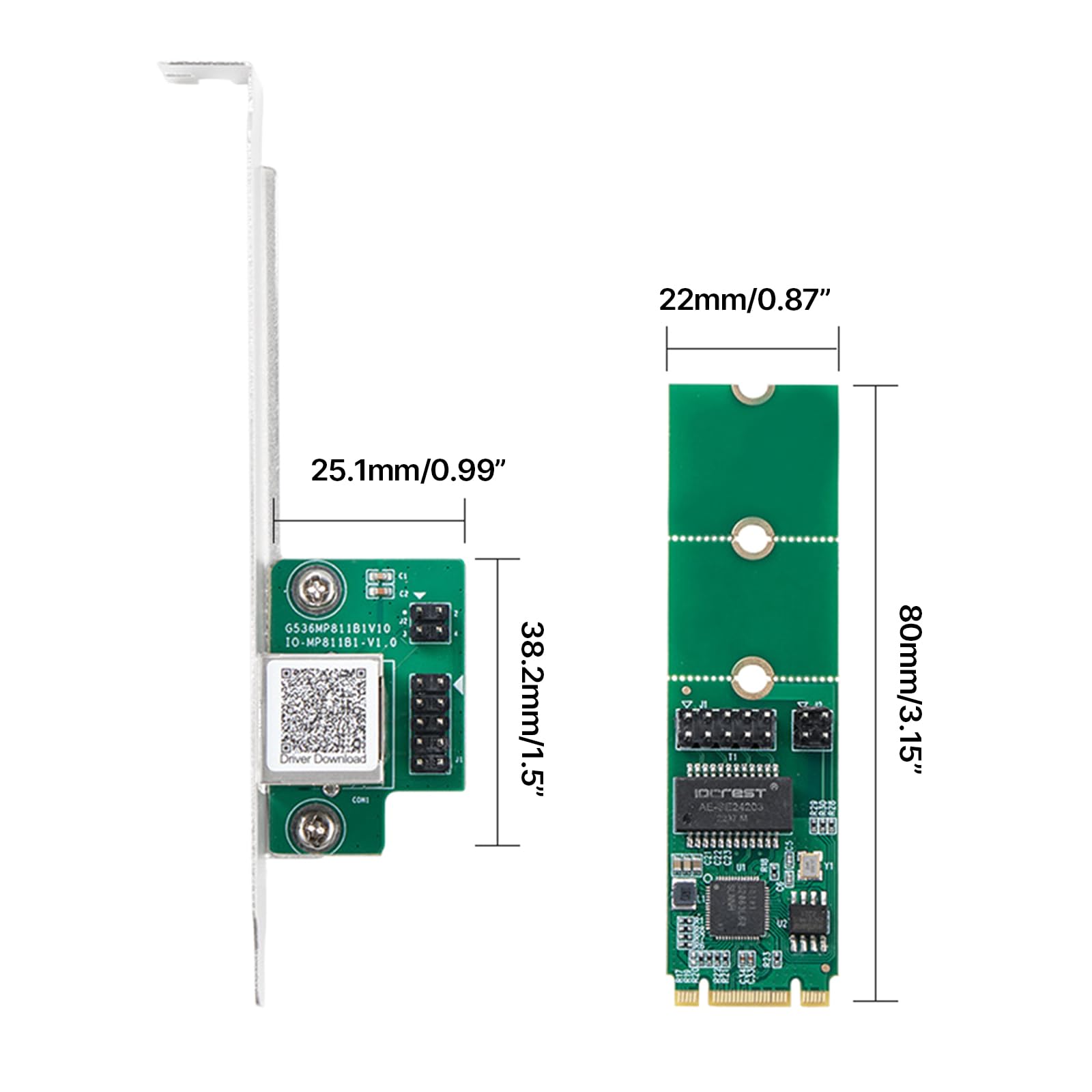 2.5G Base-T Gigabit Adattatori di Rete I225 Chip 2500Mbps M.2 2.5Gb Scheda Ethernet RJ45 Controller Scheda per PC Scheda di Rete
