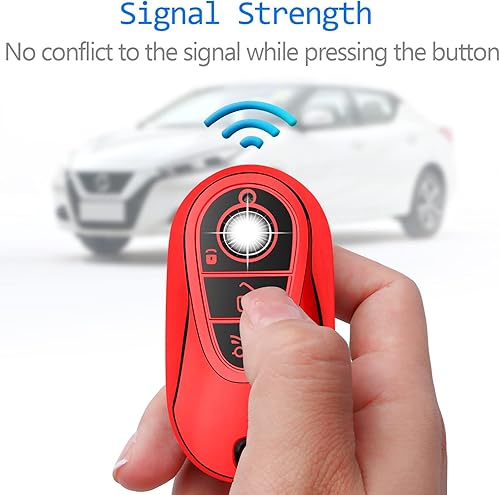 Miniatura 8 de Tukellen Funda para llavero Mercedes Benz, funda especial de TPU suave para llave, protector de llave compatible con Mercedes Benz Clase S Clase G