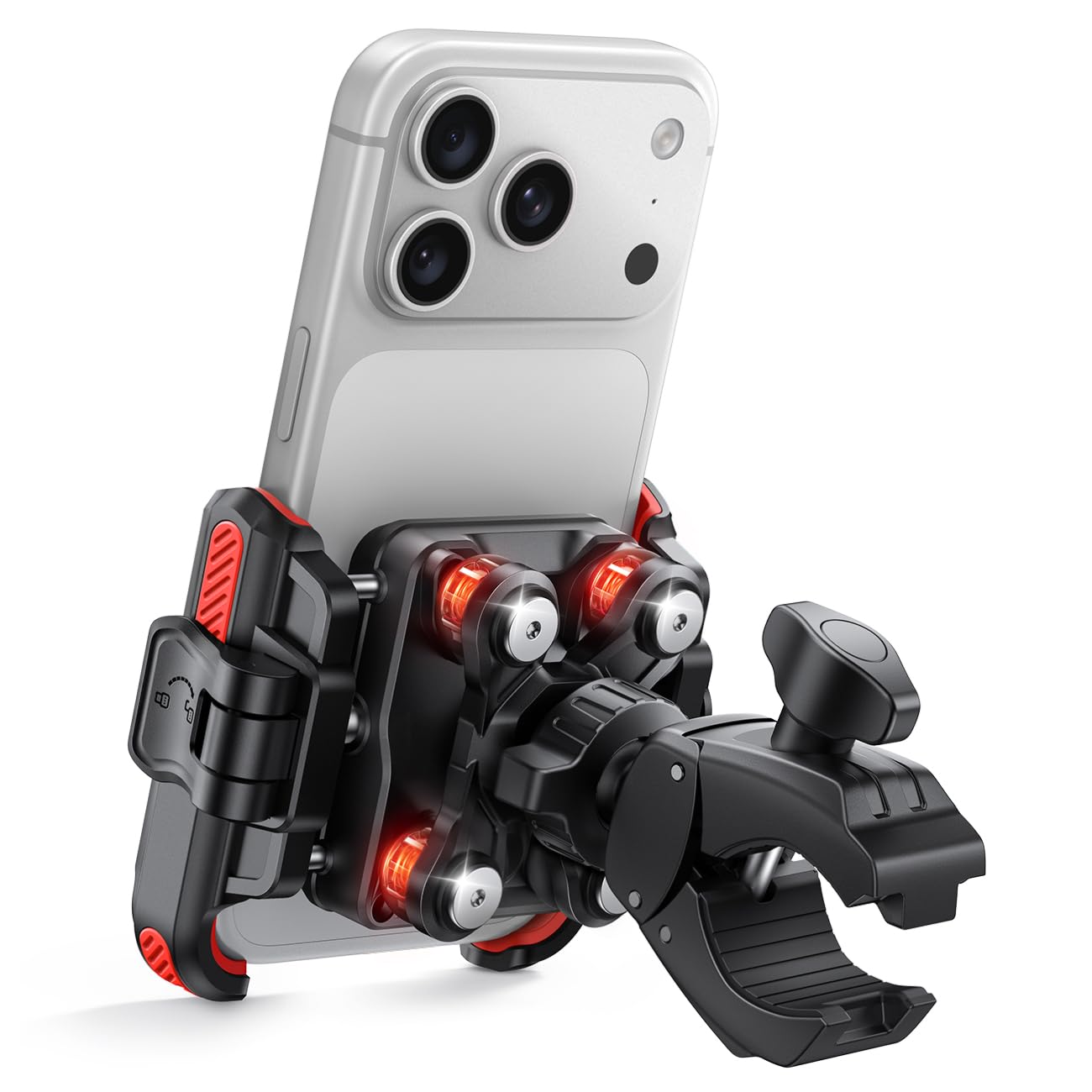 Lamicall Motorcycle Bike Phone Mount (Red)