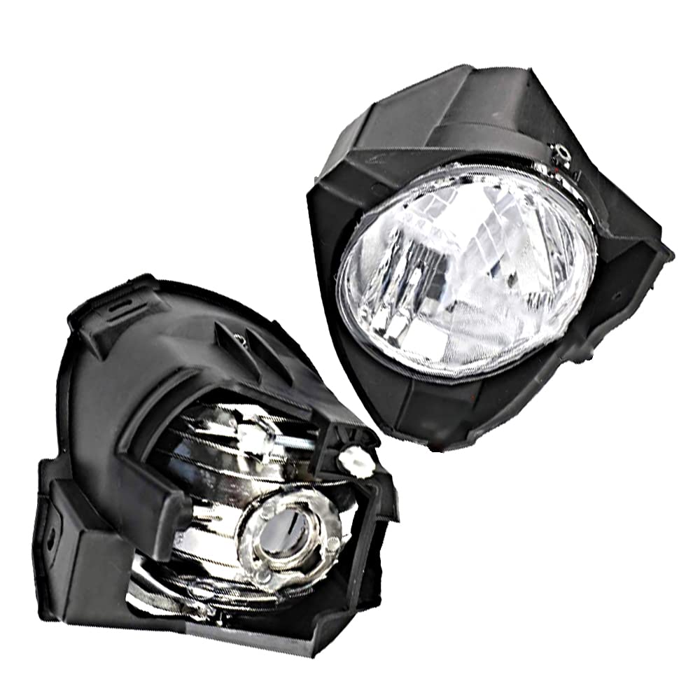 Riloer 2pcs 12V fendinebbia anteriori auto, sinistra destra fendinebbia alogeni fendinebbia sostituzione per T0Y0TA H-ilux V-igo M-k6 2008-2011, impermeabile antipolvere sostituire kit