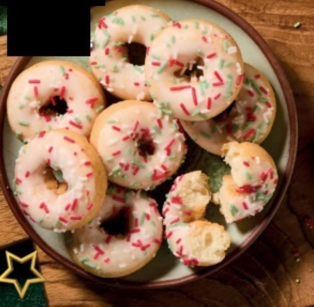 Cake Shop 8 Iced Ring Mini Doughnuts