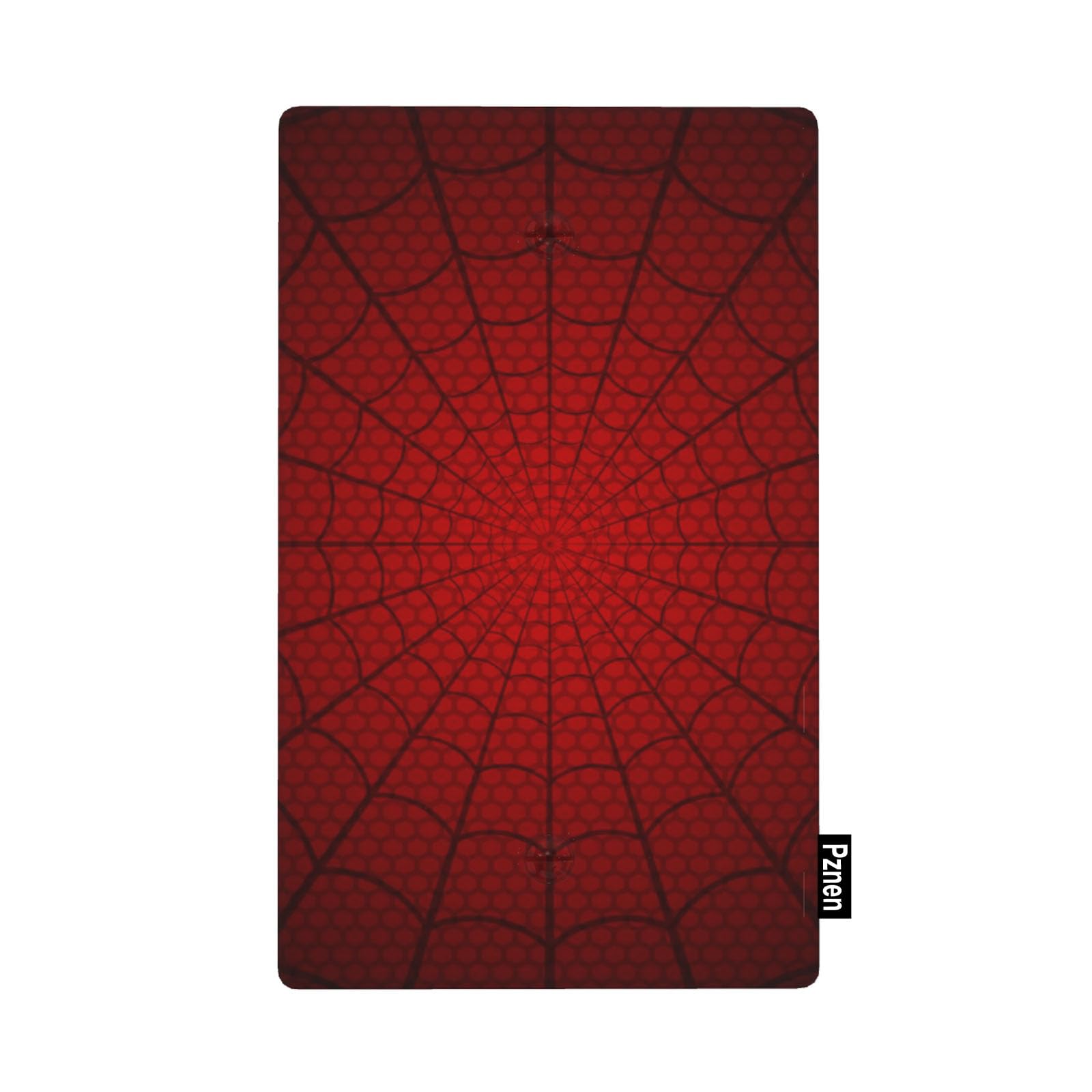 Pznen Red Spider Web Single Blank Wall Plate 1 Gang No Device Light Switch Cover Electrical Switchplate Decorative Faceplate Standard Size 4.5 x 2.76