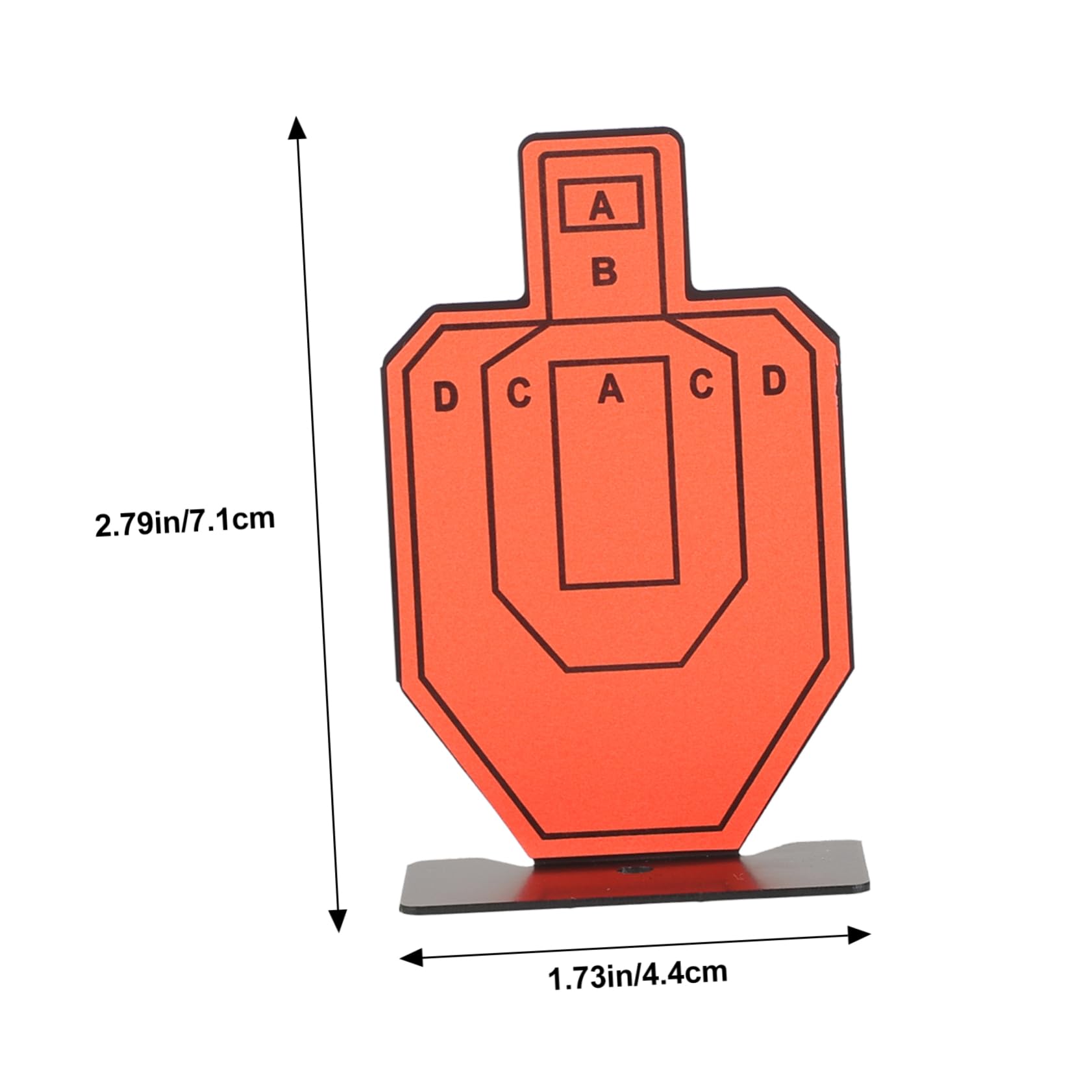 POPETPOP 3pcs Reusable Training Toys Stainles Steel Targets Board for Shooting Accuracy Easy to Use