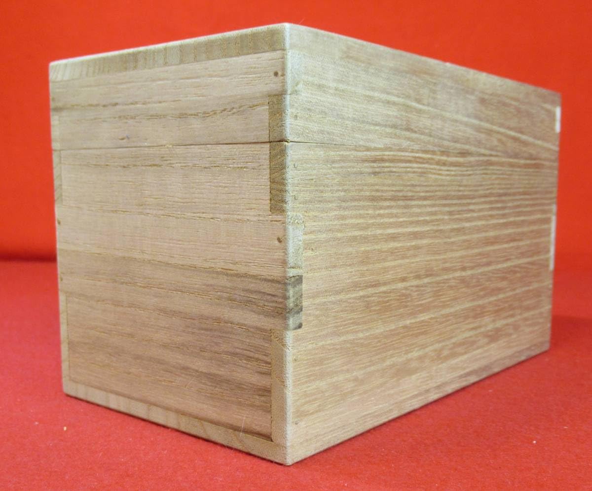 Amazon.co.jp: 茶道具『茶通箱桐天然木白生地』木工芸現代工芸茶道教室