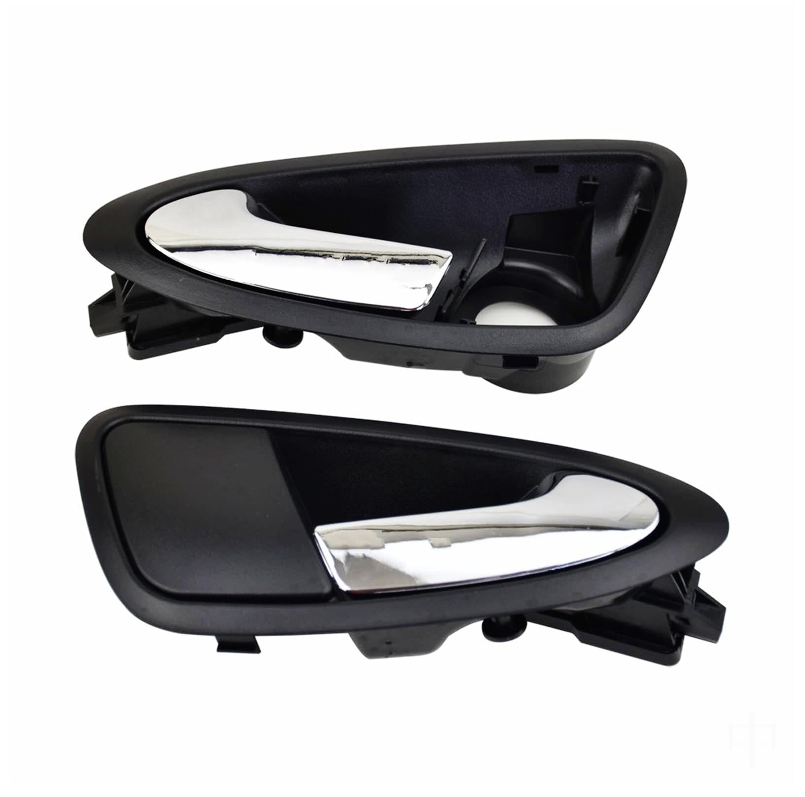BEYEPZNZCK Car Interior Door Handle Cover for Seat for Ibiza 2009-2017 Front Door Inner Handle Cover (OE# 6J1837113A 6J1837114A)