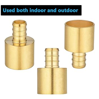  Amazon.com: (10 Pack) Lidertik Copper to Pex Fittings, 1/2