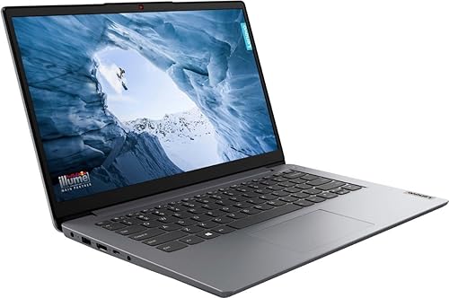 Miniatura 2 de Lenovo Laptop ultral ligero HD de 14 pulgadas para empresas. Intel-Core N4020 ( N4000), 4 GB de RAM, 320 GB de almacenamiento, (64 GB eMMC+tarjeta