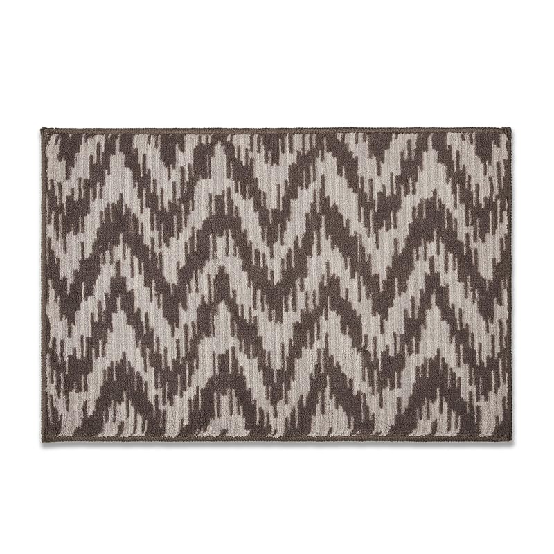 Welspun Premium Carpet Small for Hall, Bedroom & Living Room | Geometric Design | Soft Feel | Fade Resistant | Easy Care | Machine Tufted | (2 x 2 ft, Grey)-image-7