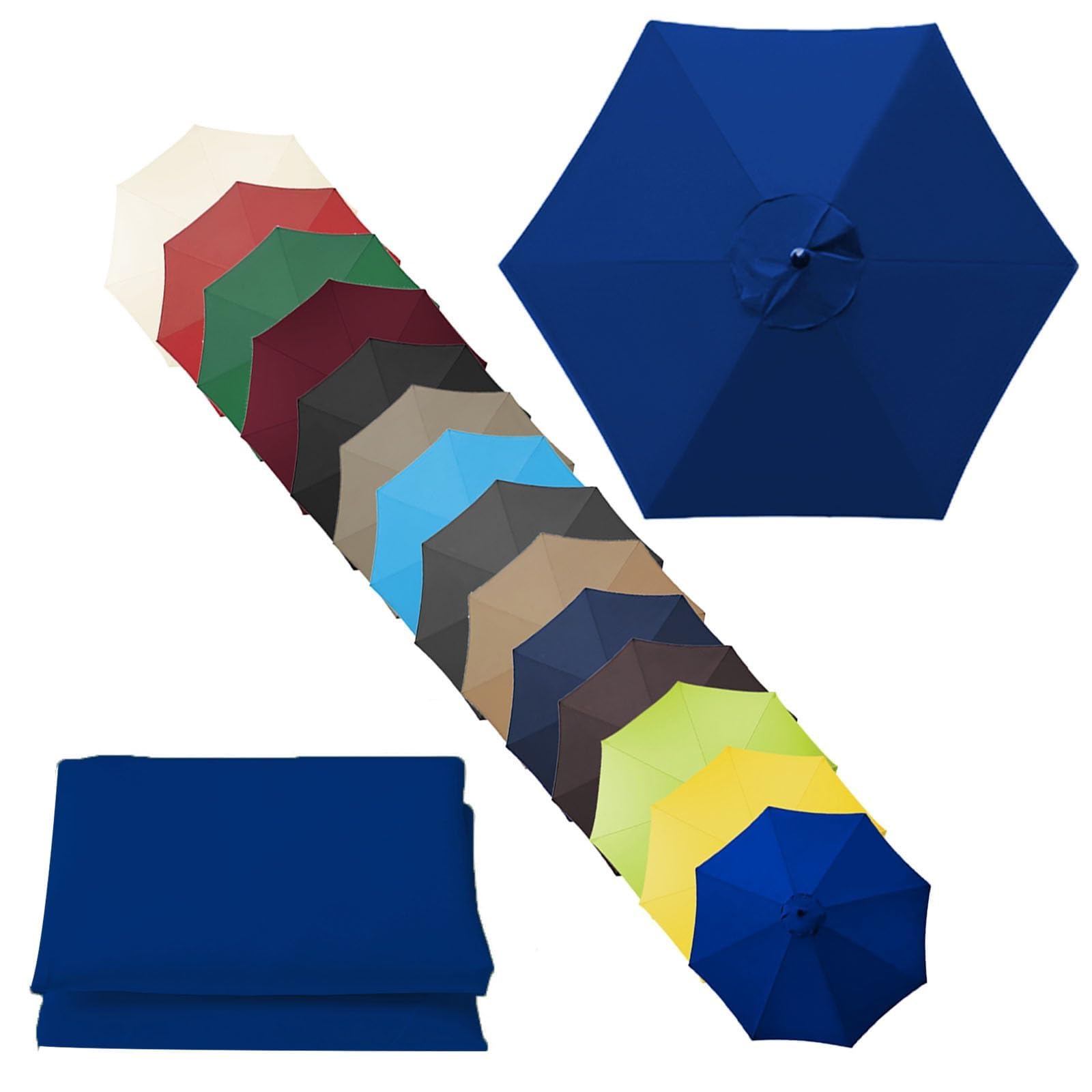 Replacement Canopy Patio Umbrella - Umbrella Canopy Cloth Replacement Top Canopy for Umbrella