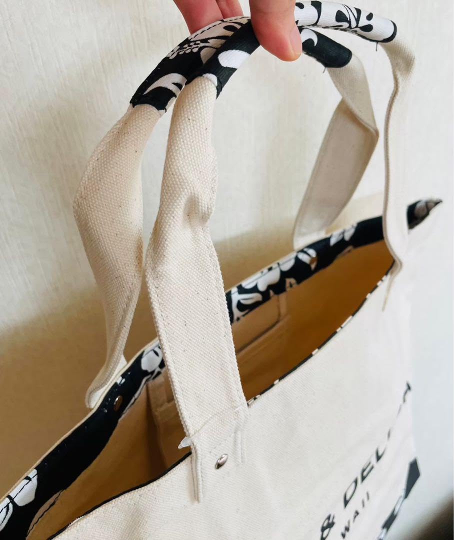 Amazon.co.jp: DEAN&DELUCA ハワイ限定 ハイビスカス柄トートバッグ 