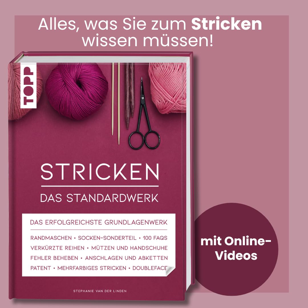 Stricken - Das Standardwerk: Das erfolgreichste Grundlagenwerk. Mit vielen aktuellen Trend- und Spezialtechniken, über 1.200 Abbildungen, 100 FAQs und 180 Minuten Online-Videos