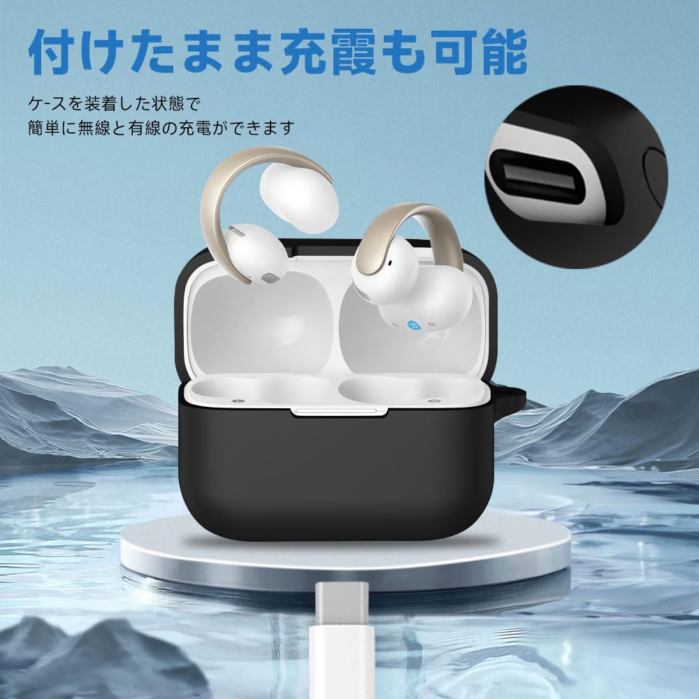 【片耳(L)+ケース】AeroClip soundcore by Anker Amazon | UIUIKA For Anker Soundcore AeroClip ケース AeroClip
