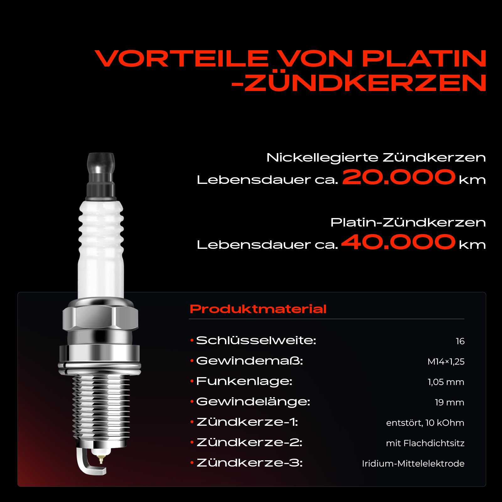 Frankberg Set di 8 bobine di accensione e candele per motori a benzina | Compatibile con: XJ X350 X358, S-Type X200, Discovery III L319, XJ X351, XK8 Cabriolet X100, XF X250, XK Coupé X150